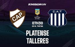 Nhận định, dự đoán Platense vs Talleres 7h30 ngày 23/8 (VĐQG Argentina 2022)