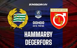 Nhận định Hammarby vs Degerfors 0h10 ngày 23/8 (VĐQG Thụy Điển 2022)