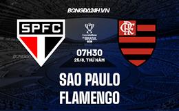 Nhận định Sao Paulo vs Flamengo 7h30 ngày 25/8 (Cúp QG Brazil 2022)