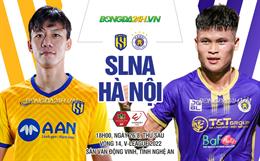Video tổng hợp: SLNA 1-1 Hà Nội (Vòng 14 V.League 2022)
