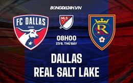 Nhận định bóng đá Dallas vs Real Salt Lake 8h00 ngày 28/8 (Nhà nghề Mỹ MLS 2022)