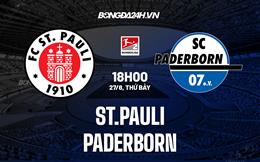 Nhận định, dự đoán St.Pauli vs Paderborn 18h00 ngày 27/8 (Hạng 2 Đức 2022)