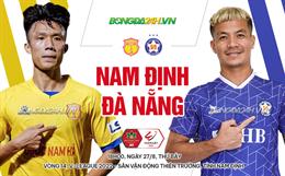 Video tổng hợp: Nam Định 2-1 Đà Nẵng (Vòng 14 V.League 2022)