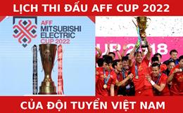 Lịch thi đấu AFF Cup 2022: ĐT Việt Nam ở bảng nào? Bao giờ đá?