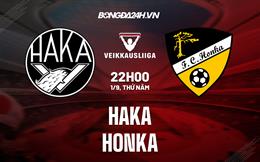 Nhận định,  Haka vs Honka 22h00 ngày 1/9 (VĐQG Phần Lan 2022)