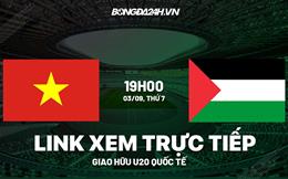 Trực tiếp bóng đá U20 Việt Nam vs U20 Palestine ngày 3/9/2022 link xem ở đâu?