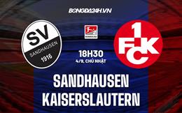 Nhận định, dự đoán Sandhausen vs Kaiserslautern 18h30 ngày 4/9 (Hạng 2 Đức 2022)