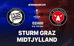 Nhận định,  Sturm Graz vs Midtjylland 2h00 ngày 9/9 (Europa League 2022/23)