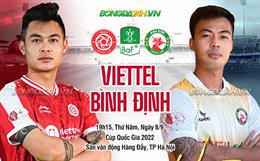 Nhận định bóng đá Viettel vs Bình Định 19h15 ngày 8/9 (Cúp quốc gia 2022)