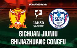 Nhận định Sichuan Jiuniu vs Shijiazhuang Gongfu 14h30 ngày 7/9 (Hạng 2 Trung Quốc 2022)