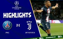 Video PSG vs Juventus: Kylian Mbappe toả sáng rực rỡ