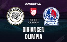 Nhận định, dự đoán Diriangen vs Olimpia 9h00 ngày 9/9 (CONCACAF League 2022)