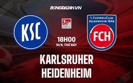 Nhận định, dự đoán Karlsruher vs Heidenheim 18h00 ngày 10/9 (Hạng 2 Đức 2022/23)