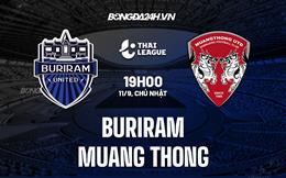 Nhận định Buriram vs Muang Thong 19h00 ngày 11/9 (VĐQG Thái Lan 2022)