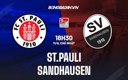 Nhận định, dự đoán St.Pauli vs Sandhausen 18h30 ngày 11/9 (Hạng 2 Đức 2022)