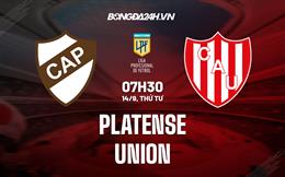 Nhận định Platense vs Union 07h30 ngày 14/9 (VĐQG Argentina 2022)