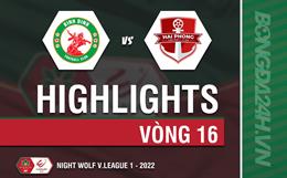 Video tổng hợp: Bình Định vs Hải Phòng (Vòng 16 V.League 2022)