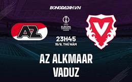 Nhận định,  AZ Alkmaar vs Vaduz 23h45 ngày 15/9 (Europa Conference League 2022/23)