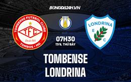 Nhận định bóng đá Tombense vs Londrina 7h30 ngày 17/9 (Hạng 2 Brazil 2022)