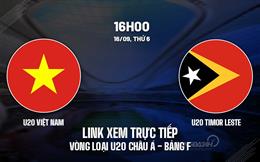 Trực tiếp VTV6 U20 Việt Nam vs U20 Timor Leste vòng loại U20 Châu Á