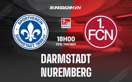 Nhận định,  Darmstadt vs Nurnberg 18h00 ngày 17/9 (Hạng 2 Đức 2022/23)