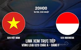 Trực tiếp VTV6 U20 Việt Nam vs U20 Indonesia vòng loại U20 Châu Á
