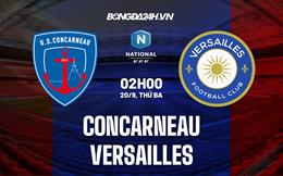 Nhận định,  Concarneau vs Versailles 2h00 ngày 20/9 (Hạng 3 Pháp 2022/23)