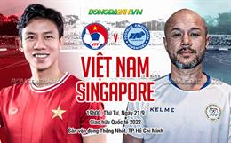 Trực tiếp bóng đá Việt Nam vs Singapore 19h00 ngày 21/9 (Giao hữu quốc tế 2022)