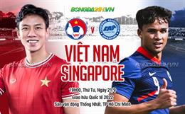 Nhận định ĐT Việt Nam vs Singapore (19h00 ngày 21/9): Thử lửa trước thềm AFF Cup