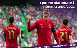 Lịch thi đấu bóng đá hôm nay 24/9: Tây Ban Nha vs Thụy Sĩ; Séc vs Bồ Đào Nha