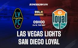 Nhận định Las Vegas Lights vs San Diego Loyal 9h00 ngày 25/9 (Hạng Nhất Mỹ 2022)