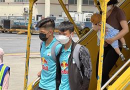 Chạy bão sớm, CLB HAGL đã có mặt tại Hải Phòng