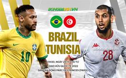 Nhận định bóng đá Brazil vs Tunisia 1h30 ngày 28/9 (Giao hữu quốc tế)