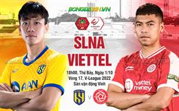 Nhận định bóng đá SLNA vs Viettel 18h00 ngày 1/10 (V-League 2022)