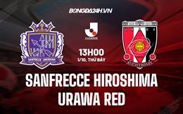 Nhận định Sanfrecce Hiroshima vs Urawa Red 13h00 ngày 1/10 (VĐQG Nhật Bản 2022)