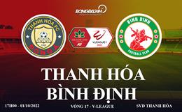 Link xem Thanh Hóa vs Bình Định trực tiếp V-League 2022 ở đâu ?