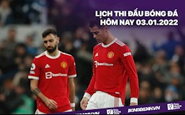 Lịch thi đấu bóng đá hôm nay 3/1/2022: MU vs Wolves; Vannes vs PSG