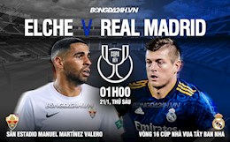 Nhận định bóng đá Elche vs Real Madrid 1h00 ngày 21/1 (Cúp Nhà vua TBN 2021/22)