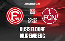 Nhận định Dusseldorf vs Nuremberg 0h30 ngày 22/1 (Hạng 2 Đức 2021/22)