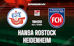 Nhận định Hansa Rostock vs Heidenheim 19h30 ngày 22/1 (Hạng 2 Đức 2021/22)