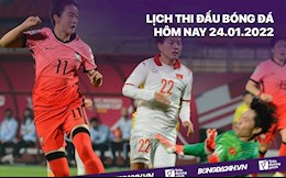 Lịch thi đấu bóng đá hôm nay 24/1: Nữ Việt Nam vs nữ Nhật Bản