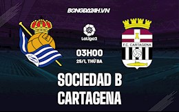 Nhận định Sociedad B vs Cartagena 3h00 ngày 25/1 (Hạng 2 Tây Ban Nha 2021/22)