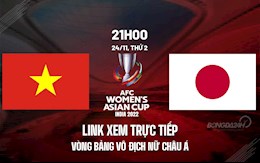 VTV6 trực tiếp bóng đá Nữ Việt Nam vs Nhật Bản Asian Cup 2022