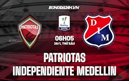 Nhận định Patriotas vs Independiente Medellin 6h05 ngày 28/1 (VĐQG Colombia 2022)