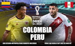 Nhận định, Colombia vs Peru 4h00 ngày 29/1 (Vòng loại World Cup 2022)