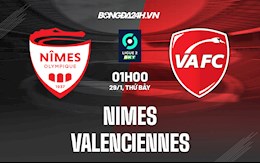 Nhận định,  Nimes vs Valenciennes 1h ngày 29/1 (Hạng 2 Pháp 2021/22)