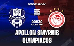 Nhận định Apollon Smyrnis vs Olympiacos 0h30 ngày 6/1 (VĐQG Hy Lạp 2021/22)