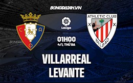 Nhận định,  Villarreal vs Levante 1h00 ngày 4/1 (La Liga 2021/22)