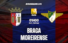 Nhận định Braga vs Moreirense 1h ngày 31/1 (VĐQG Bồ Đào Nha 2021/22)