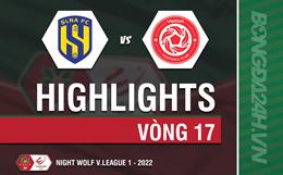 Video tổng hợp: SLNA vs Viettel (Vòng 17 V.League 2022)